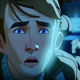 Steve Rogers witnessing Peggy being sucked into another dimension.